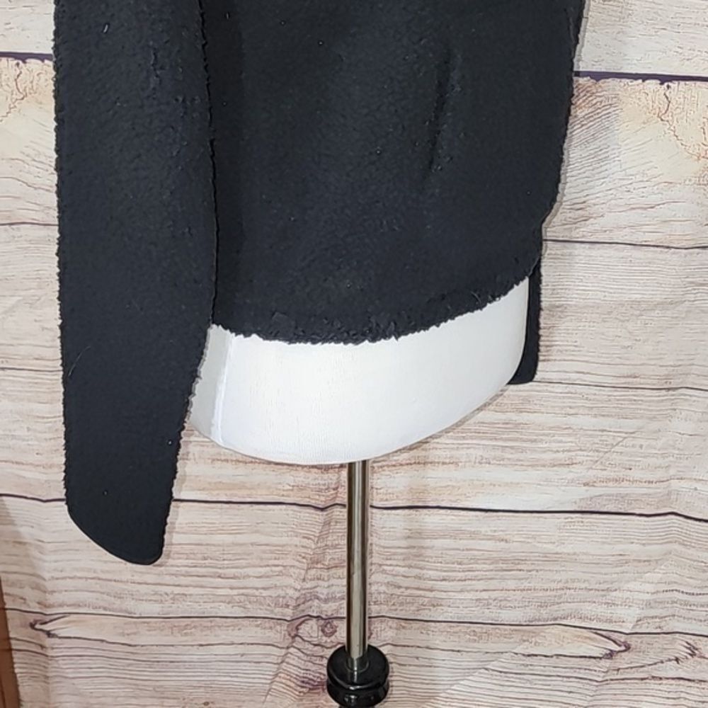 NWT Xersion Faux Fur‎ Black Half Zip Sweatshirt Size X-Small - Picture 14 of 14